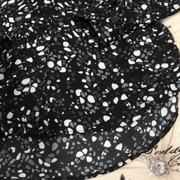 KUT Jasmine Printed Top (Cesena Rocks Black) - Picture 4 of 6